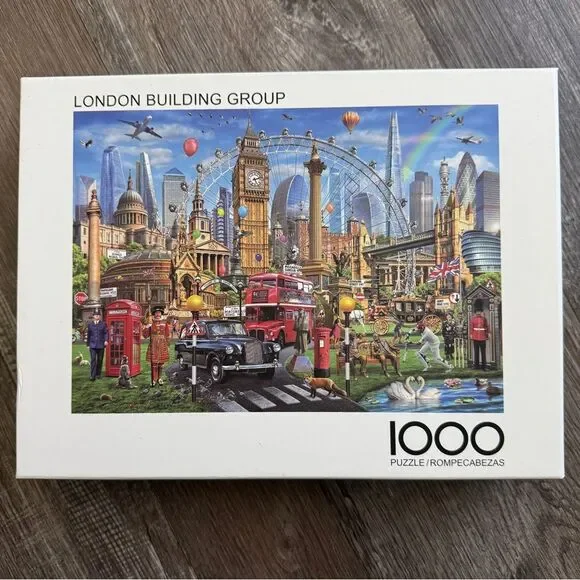 London Building Group 1000 Piece Puzzle - Picture 1 of 3